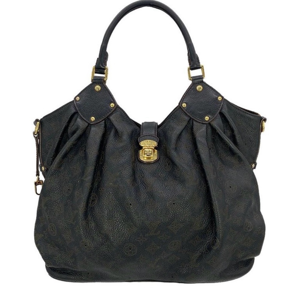 Elegant Black Louis Vuitton Oversized Handbag 2008